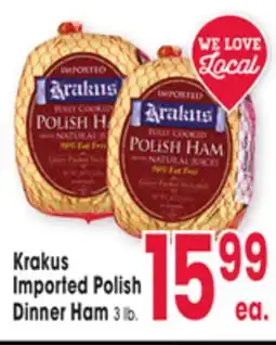 Jewel-Osco Krakus Imported Polish Dinner Ham offer