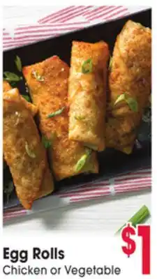 Jewel-Osco Egg Rolls offer