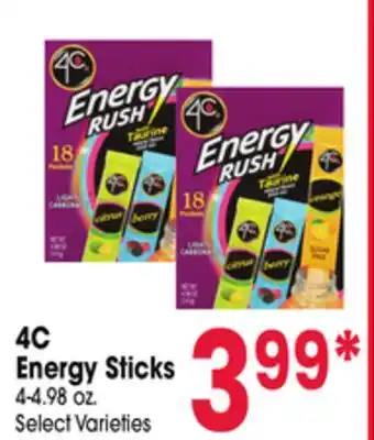 Jewel-Osco 4C Energy Sticks offer