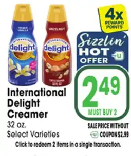 Jewel-Osco International Delight Creamer offer