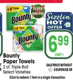 Jewel-Osco Bounty Paper Towels offer