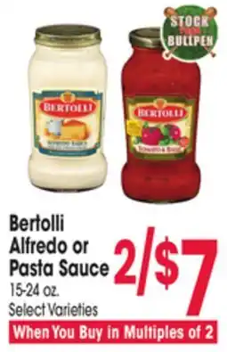 Jewel-Osco Bertolli Alfredo or Pasta Sauce offer