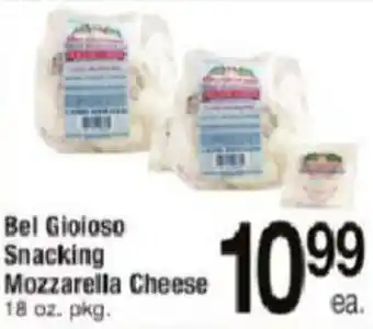 ACME Bel Gioioso Snacking Mozzarella Cheese 18 oz offer