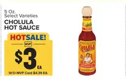 Food Lion Cholula Hot Sauce offer