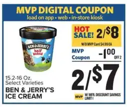 Food Lion Ben & Jerry's Ice Cream offer
