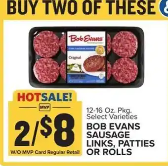 Food Lion Bob Evans Sausage Links, Patties or Rolls offer