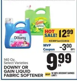 Food Lion Downy or Gain Liquid Fabric Softener offer