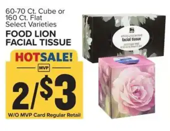 Food Lion Food Lion Facial Tissue offer