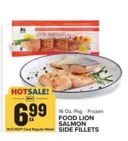 Food Lion FOOD LION SALMON SIDE FILLETS offer