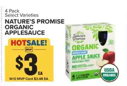 Food Lion Nature's Promise Organic Applesauce offer