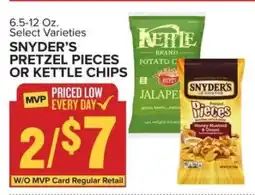 Food Lion Snyder's Pretzel Pieces or Kettle Chips offer
