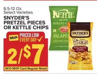 Food Lion Snyder's Pretzel Pieces or Kettle Chips offer
