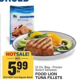 Food Lion FOOD LION TUNA FILLETS offer