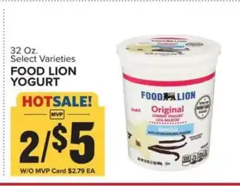 Food Lion FOOD LION YOGURT offer