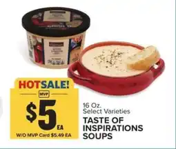 Food Lion Taste of Inspirations Soups offer