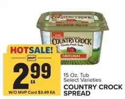 Food Lion Country Crock Spread offer