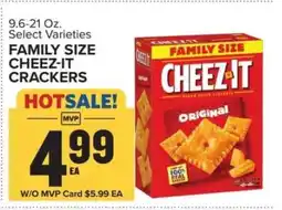 Food Lion Family Size Cheez-It Crackers offer