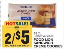Food Lion FOOD LION SANDWICH CREME COOKIES offer