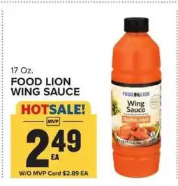 Food Lion FOOD LION WING SAUCE offer