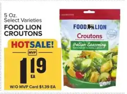 Food Lion FOOD LION CROUTONS offer