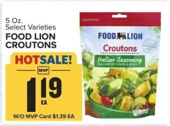 Food Lion FOOD LION CROUTONS offer