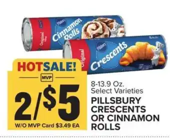 Food Lion Pillsbury Crescents or Cinnamon Rolls offer