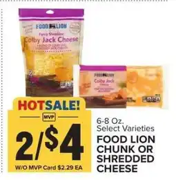 Food Lion Food Lion Chunk or Shredded Cheese offer
