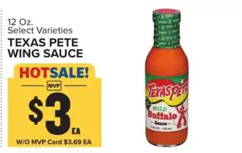 Food Lion Texas Pete Wing Sauce offer