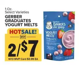 Food Lion Gerber Graduates Yogurt Melts offer