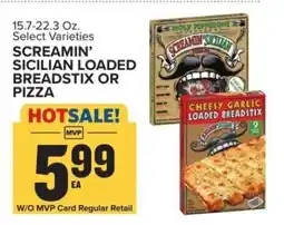 Food Lion Screamin' Sicilian Loaded Breadstix or Pizza offer