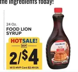 Food Lion FOOD LION SYRUP offer
