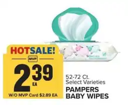 Food Lion Pampers Baby Wipes offer