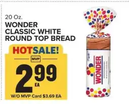 Food Lion Wonder Classic White Round Top Bread offer
