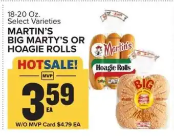 Food Lion Martin's Big Marty's or Hoagie Rolls offer