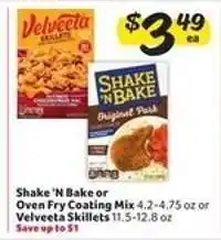 Winn Dixie Shake 'N Bake or Velveeta Skillets offer
