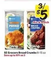 Winn Dixie SE Grocers Bread Crumbs offer