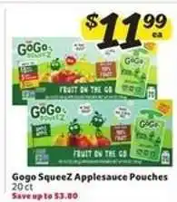 Winn Dixie GoGo Squeez Applesauce Pouches offer