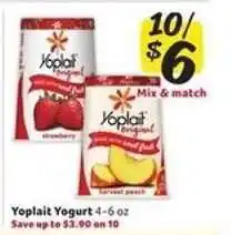 Winn Dixie Yoplait Yogurt offer