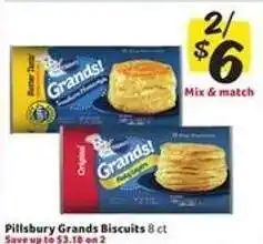 Winn Dixie Pillsbury Grands Biscuits offer