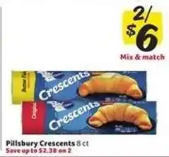 Winn Dixie Pillsbury Crescents offer