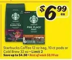 Winn Dixie Starbucks Coffee offer