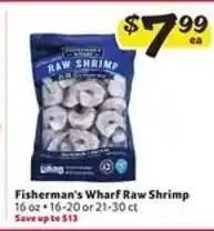 Winn Dixie Fisherman's Wharf Raw Shrimp offer