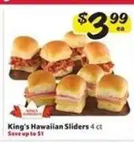 Winn Dixie King's Hawaiian Sliders offer