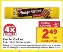 Safeway Keebler Cookies offer