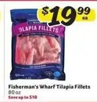 Winn Dixie Fisherman's Wharf Tilapia Fillets offer