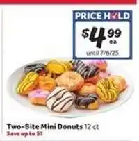 Winn Dixie Two-Bite Mini Donuts offer