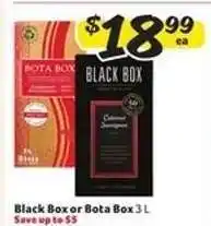 Winn Dixie Black Box or Bota Box offer