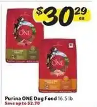 Winn Dixie Purina ONE Dog Food offer