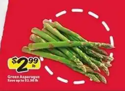 Winn Dixie Green Asparagus offer