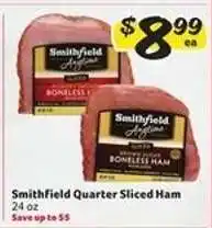 Winn Dixie Smithfield Quarter Sliced Ham offer